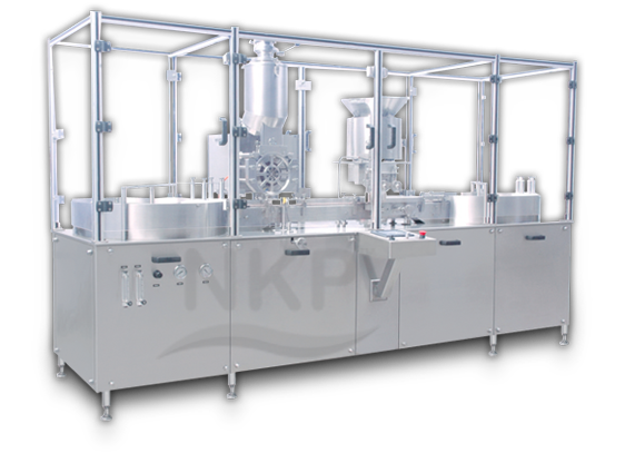 N.K.P Pharma offers Automatic Vial Filling Machine, Injectable Dry Powder Filling With Rubber Stoppering Machine.