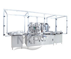 Powder Filler Machine with Rubber Stoppering